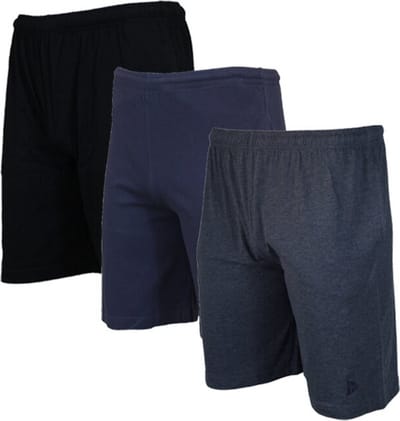 3-Pack Donnay - Ess. joggingshort (Roy) - Sportshort - Black/Navy/Deep blue-marl (589) - maat XL