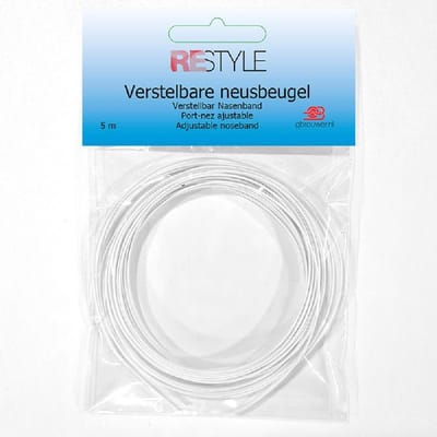 Restyle Flexibel neusband  5 meter voor mondkapjes