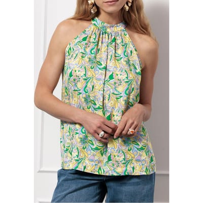 Studio Anneloes Sara Top Multi Color Maat: S | Blouses Outlet | Dames | Groen