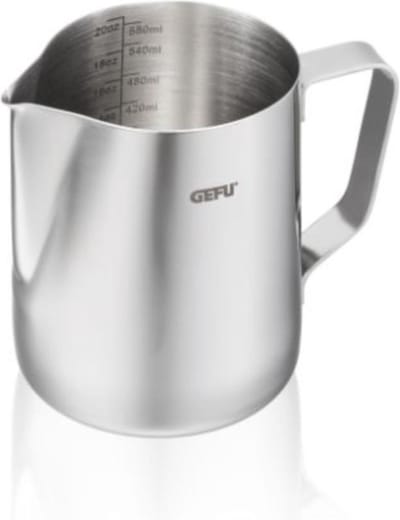 GEFU BARISTA Melkkan - 600 ml - RVS Opschuimkan voor Latte Art