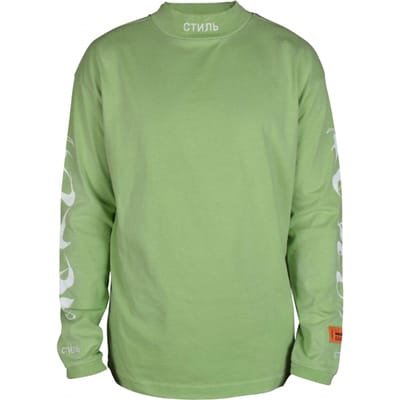 T-Shirt Lange Mouw Heron Preston -
