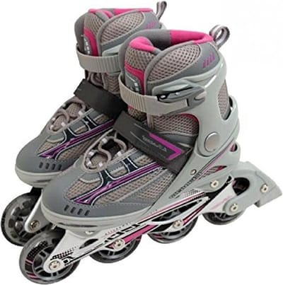 Inlineskates Heren Spa075 Rood-Zwart, Verstelbaar & Comfortabel