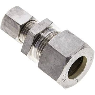 8L & 15L RVS Rechte Knelfitting 315bar ISO 8434-1