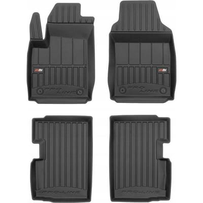Frogum Fiat 500 vanaf 2007 - Automatten Set (4-delig) - TPE Rubber - 6 cm Hoge Rand - Geurloos