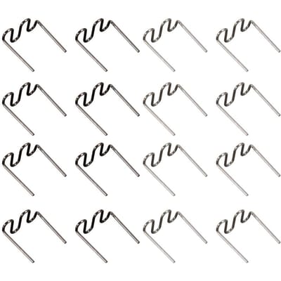 Universele 100 stks/set Voorgesneden 0.6mm-0.8mm Hot Wave Platte Nietjes Voor Plastic Nietmachine Reparatie Lasser s