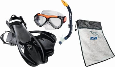 IST Sports Twingo - Snorkelset voor Kinderen - 5 tot 12 jaar - maat 34 tot 38