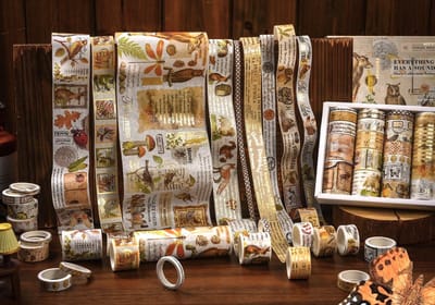 Washi tape set - Everything has a Sound - 20 rollen - - Masking tape - Leuk voor o.a. bulletjournal, scrapbooking, in agenda's en voor het maken van kaarten