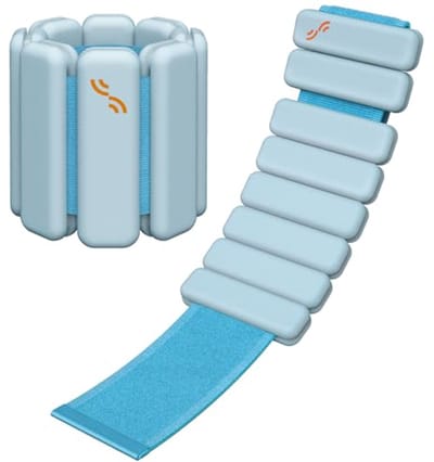 Draagbare gewichtsmanchetten set voor yoga, dans en aerobics - 0,5 kg en 1 kg