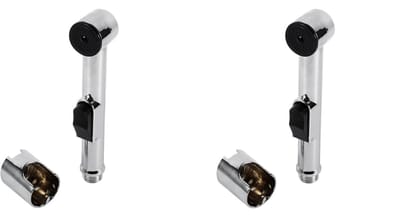 Dailygoods - Douchespray en Toiletbidet Set, Draagbaar en Verchroomd