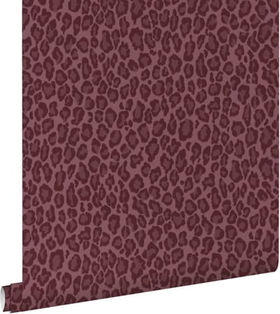 ESTAhome behang panterprint donker paars - 50 x 900 cm - 132205