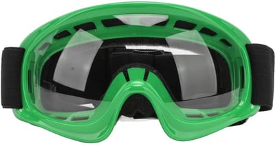 Dailygoods- Kindermotorbril Lichtgewicht - Professionele Motorbril - Winddicht - UV-bescherming - Verstelbaar - Comfortabel met Sponskussen - Skibril