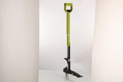 Onkruidtrekker zonder installatie voor tuin, staand onkruidverwijderingsgereedschap, roestvrij staal en telescopische wortelverwijderaar