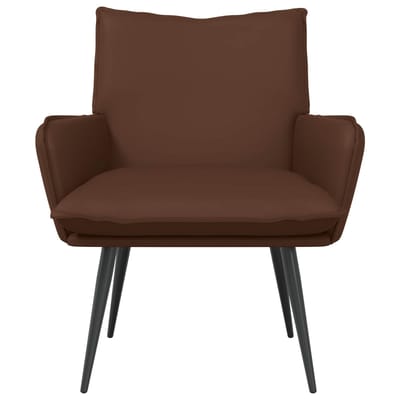 vidaXL - Fauteuil - Bruin - Kunstleer