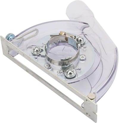 Transparante Snijstofkap voor 100/125/150 mm haakse slijper & 90/115/125 mm zaagschijf