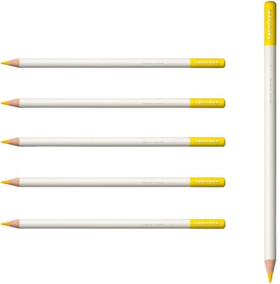 Tombow Irojiten - Kleurpotloden - F6 - Firefly Yellow - Geel - 6 Stuks