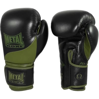 Leren bokshandschoenen Metal Boxe Omega
