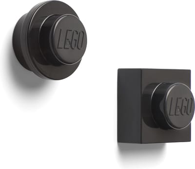 LEGO - Magneet Set van 2 Stuks - Kunststof - Zwart
