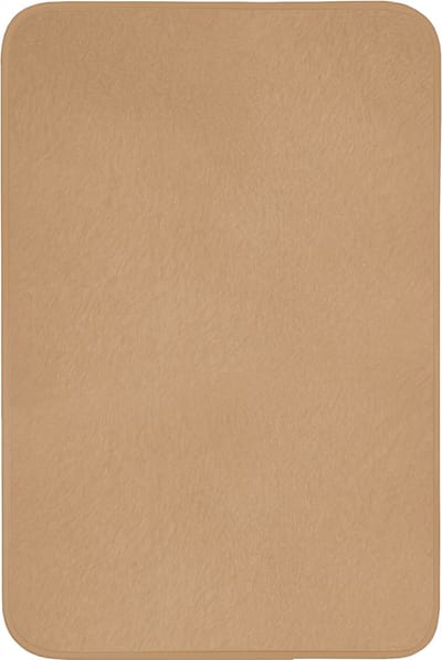 Badmat 60x90 cm - Antislip - Bruin - Effen print - Badmatten voor badkamer - Badkamermat - Douchemat - Badkamer mat