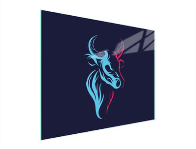 TMK ArtDeko Serie - Glazen Snijplank - 52x40 cm - Gehard Glas - UV Print