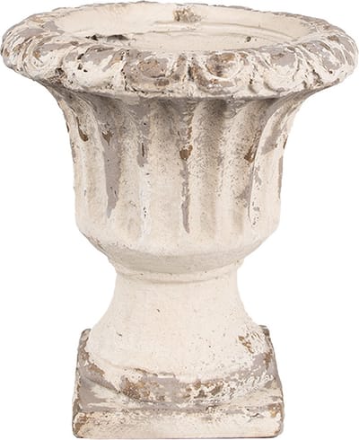 Keramiek Bloempot voor Binnen – Beige – Decoratieve Pot – Ø 18 cm – Keramiek