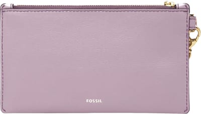 FOSSIL Polstas Utensil zak Gift Wristlet Lavender Paars