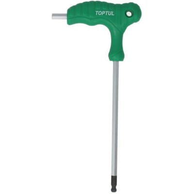 Zeskant stiftsleutel HEX TOPTUL 6 mm met balkopf, T-Griff