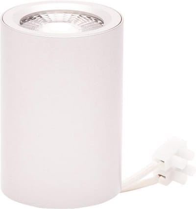 Xtra Warm Led Strakke Opbouwspot rond  60 mm grijs led verlichting GU10 fitting