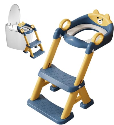 Baby Toiletbril - Kinder Potje - Zindelijkheidstraining - Verstelbare Hoogte - 40 x 33 cm - Donkerblauw