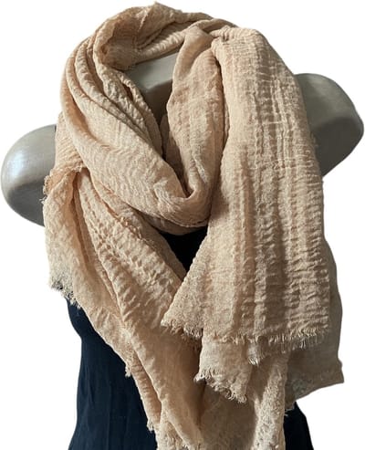 Dames effen kleur sjaal 47# CAMEL