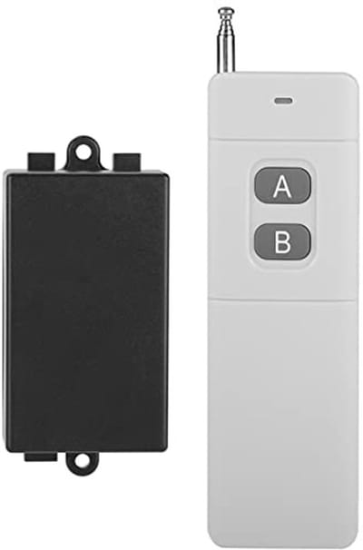 Dailygoody - Draadloze Afstandsbediening - 3KM Bereik - Hoge Vertrouwelijkheid - Zwart + Grijs - RF Schakelaar - Geschikt voor Licht TV Motor Ventilat...