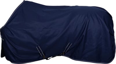 Bucas Staldeken Irish Light 50gr - Donkerblauw-zilver - 160 Cm