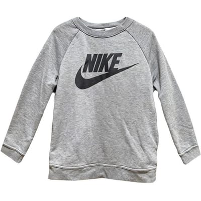 Nike Gebreide Crew Neck Losse Pullover Lange Mouw Sweatshirt Dames sweatshirt 938081-091 XL gray