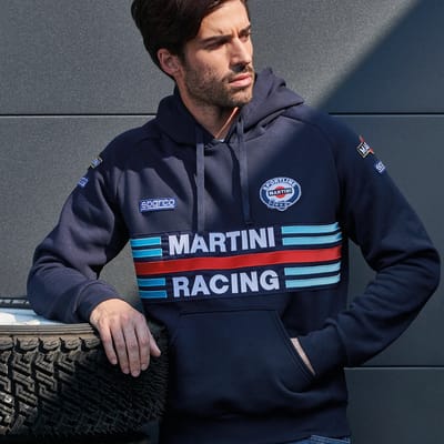 Sparco Hoodie Martini Racing Replica - marineblauw / xs