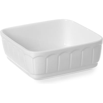 HENDI Vierkante ovenschaal – porselein – 1,1L – thermoshock bestendig – 165x165x65 mm