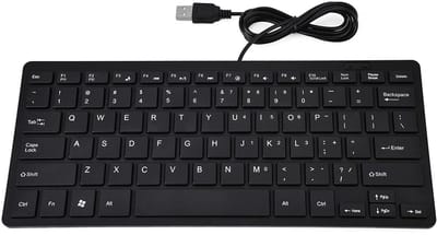 Allecto - USB-toetsenbord met Kabel - Eenvoudig Computertoetsenbord - Ultradun Design - Zwart - Plug-and-play Toetsenbord - Geschikt voor Laptop en...
