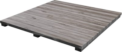BIG GREEN EGG - Distressed Acasia Wood Insert Modular Workspace