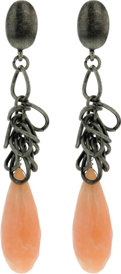 Behave - Oorhangers oranje hanger dames - Elegant avondlook - Chic stijl