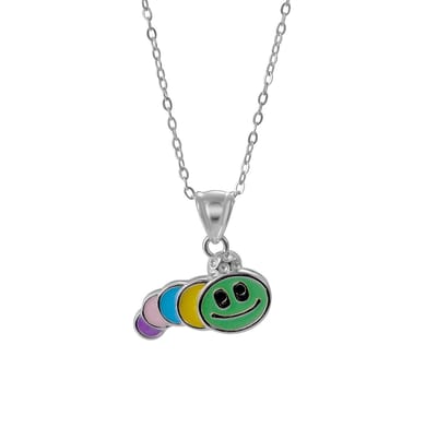 Orphelia ZH-7453 - Ketting + Hanger Rups - Zilver 925 - 42 cm