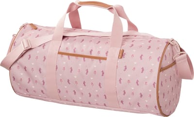 Fresk Grote weekendtas 37 L - Sporttas voor Kinderen - Reistas - Logeertas Meisjes - Roze - Seahorse