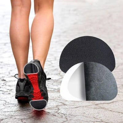 Coussinets de semelle de chaussure antidérapants auto-adhésifs, poignées à talons hauts, coussin antidérapant, protecteur autocollant en caoutchouc sans odeur pour le bas des chaussures noir