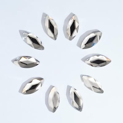3 Stuks Tand Schoonheid Edelsteen Met Doosje Diamant Kleuren Tandheelkundige Kristal Tand Sieraden Ornamenten Tand Edelstenen Tanden Sieraden Edelsteen Boor white