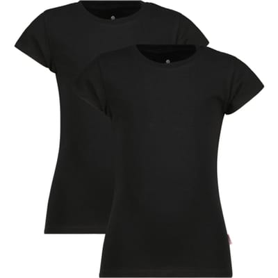 Vingino T-shirt (2-pack) Deep Black Taglia: XXS | T-shirt Outlet | kids | Nero
