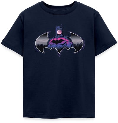 Batman Cool Ontwerp Met Logo En Roze Kostuum T-Shirt Kinderen