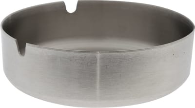 Asbak van RVS - Dia 10 cm - Voor binnen en buiten gebruik