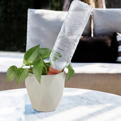 Waterdruppelaar 6 stuks - Automatisch watergeefsysteem - Geschikt voor petflessen van 15L - Voor kamerplanten & balkonbakken - Terracotta Watering Can