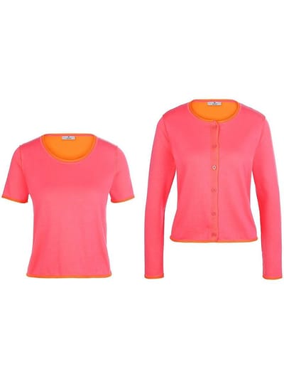 Twinset 100% supima®-katoen Van Peter Hahn pink