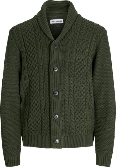 JACK&JONES - JJPAUL KNIT SHAWL CARDIGAN - Heren - Gebreide truien