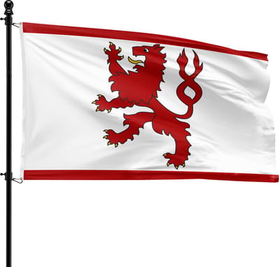 VlagDirect - Vaals vlag - Gemeente Vaals vlag - 90 x 150 cm.