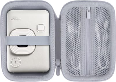Hard Case voor Fujifilm Instax Mini Liplay en Liplay+ - Bescherming voor Digitale Camera en Foto Printer, Grijs, Duurzaam en Lichtgewicht