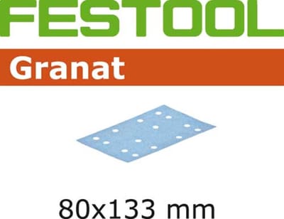 Festool 80x133 P80 GR/50 497119 Schuurblad Korrelgrootte (num) 80 (l x b) 80 mm x 133 mm 50 stuk(s)
